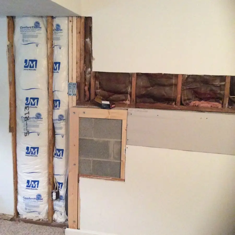 Wall insulation replacement during Odor Removal & Deodorization in Wallington